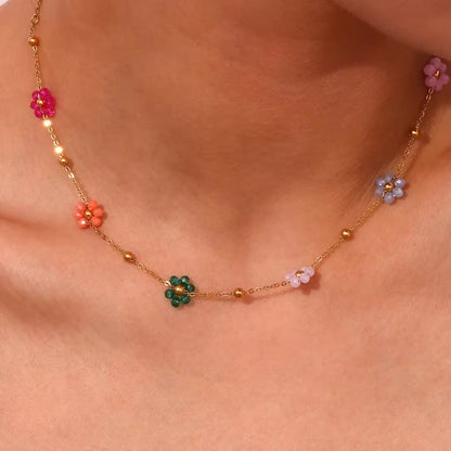 Flora Charm Necklace