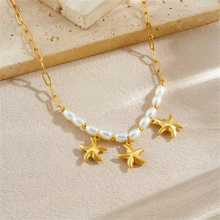 Star Pearl Necklace