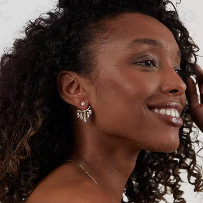 Star Jacket Earrings