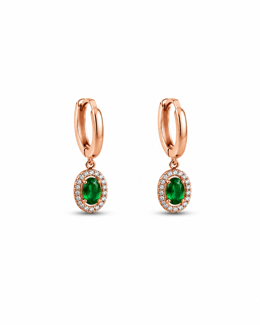 Reesa Emerald Earrings