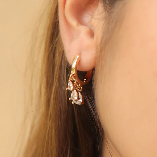 The 3 Crystal Earrings