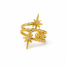 Celestial Starburst Statement Ring