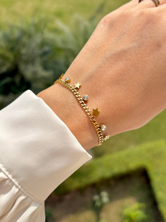 Star Drop Bracelet