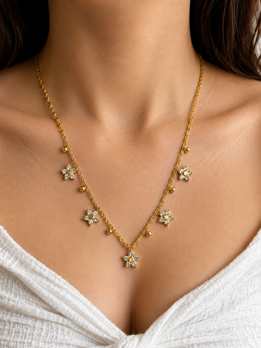 Star Beaded Necklace