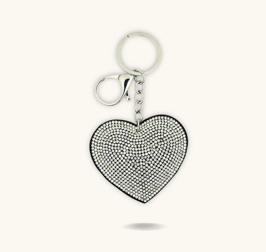 Blingy Heart Keychain