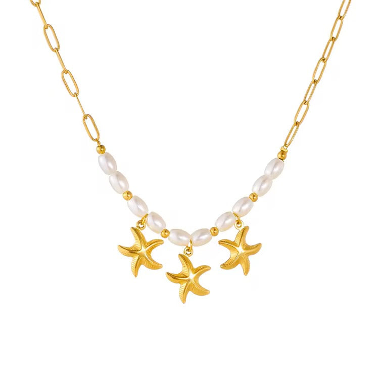 Star Pearl Necklace