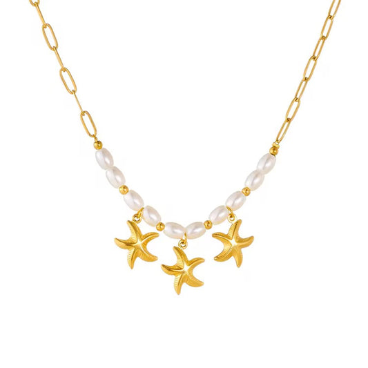 Star Pearl Necklace