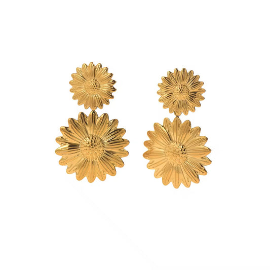 Flower Drop Earrings