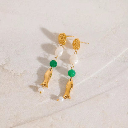 Pearl Dive Earrings