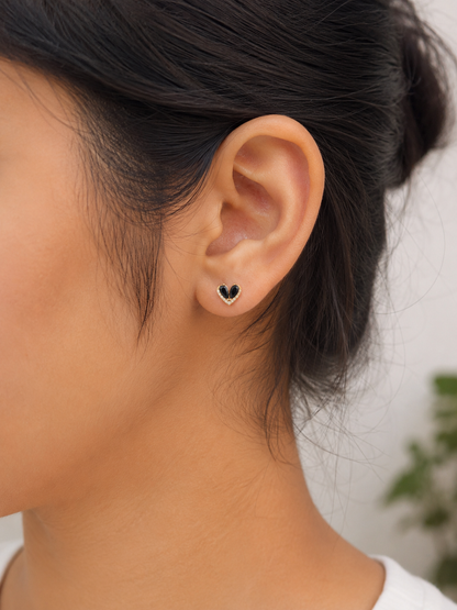 Mini Heart Bling Stud