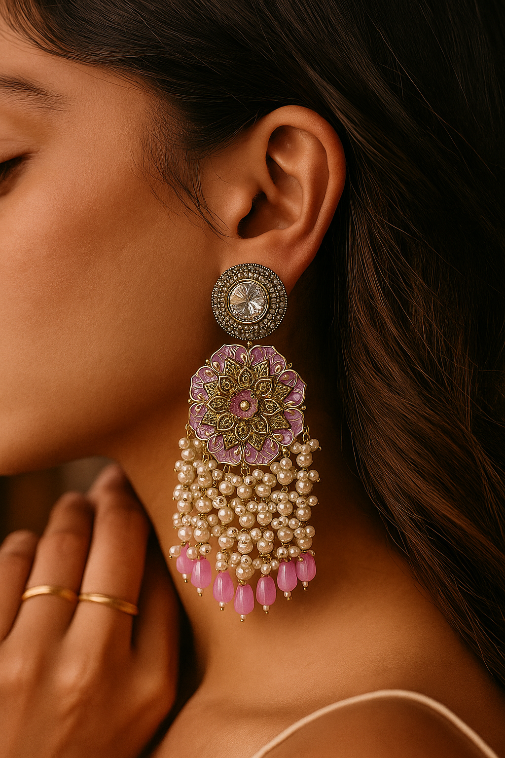 Royal Orchid Earrings