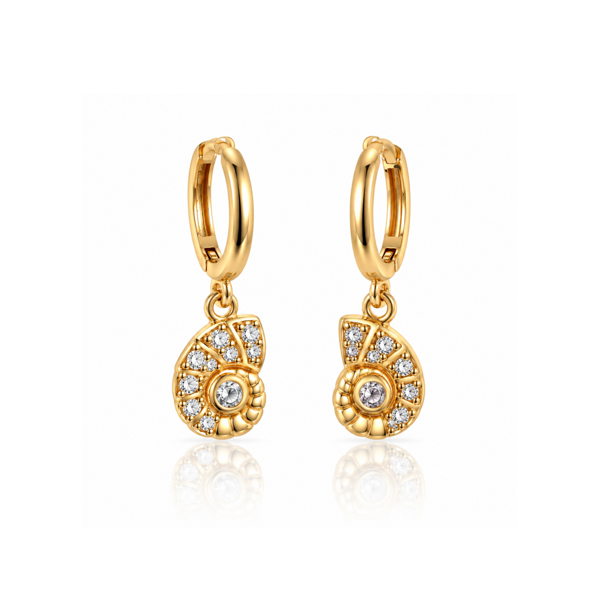 Nautilus Sparkle Hoops