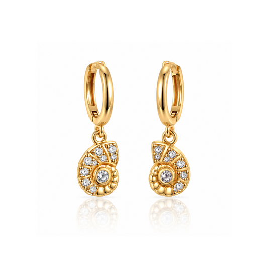 Nautilus Sparkle Hoops