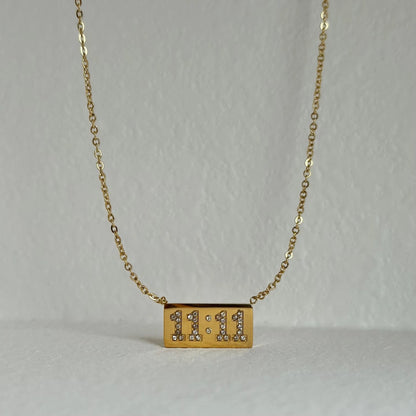 Angel Necklace with Stones