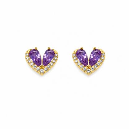 Mini Heart Bling Stud
