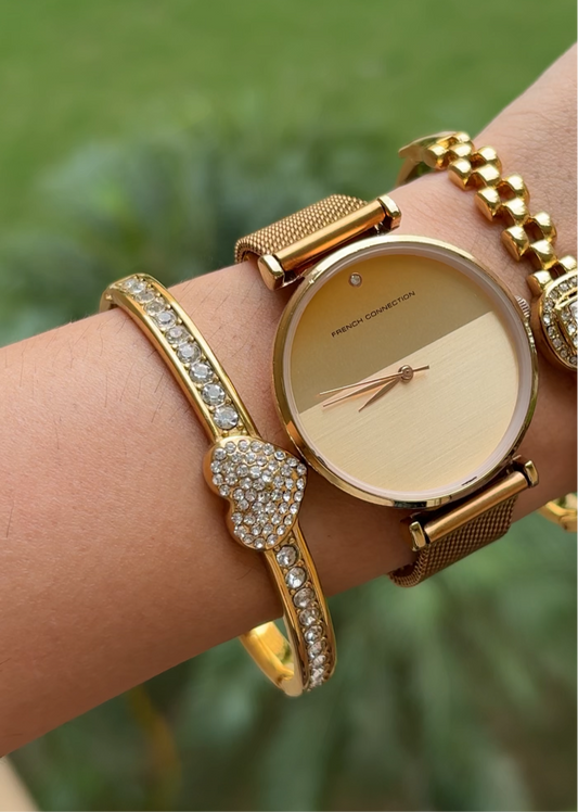 Leanne Heart Bangle