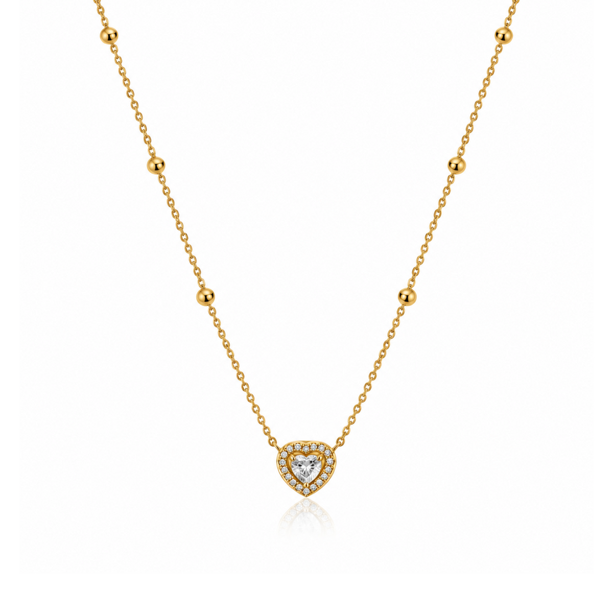Heart Bling Necklace