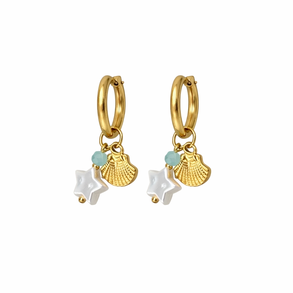 Pearl Shell Aurum Earrings