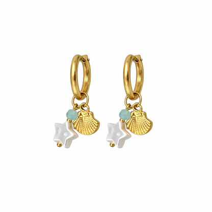 Pearl Shell Aurum Earrings