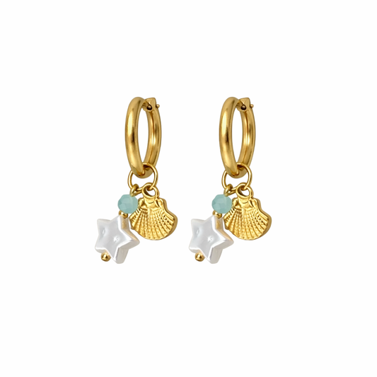 Pearl Shell Aurum Earrings
