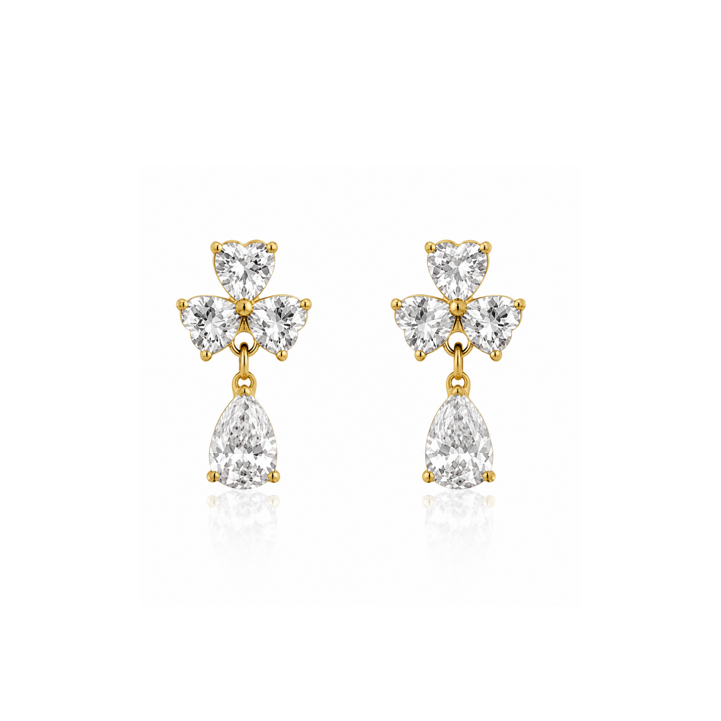 Flower Dewdrop Earring