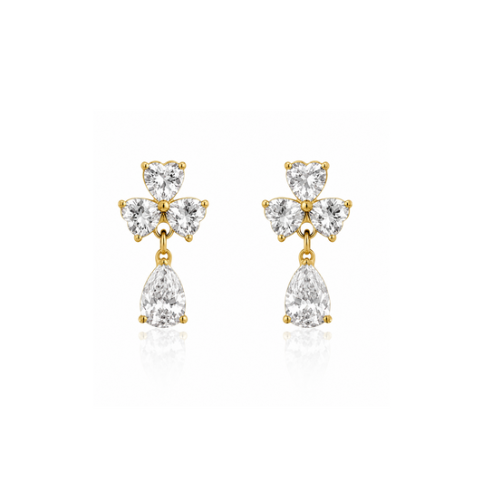 Flower Dewdrop Earring