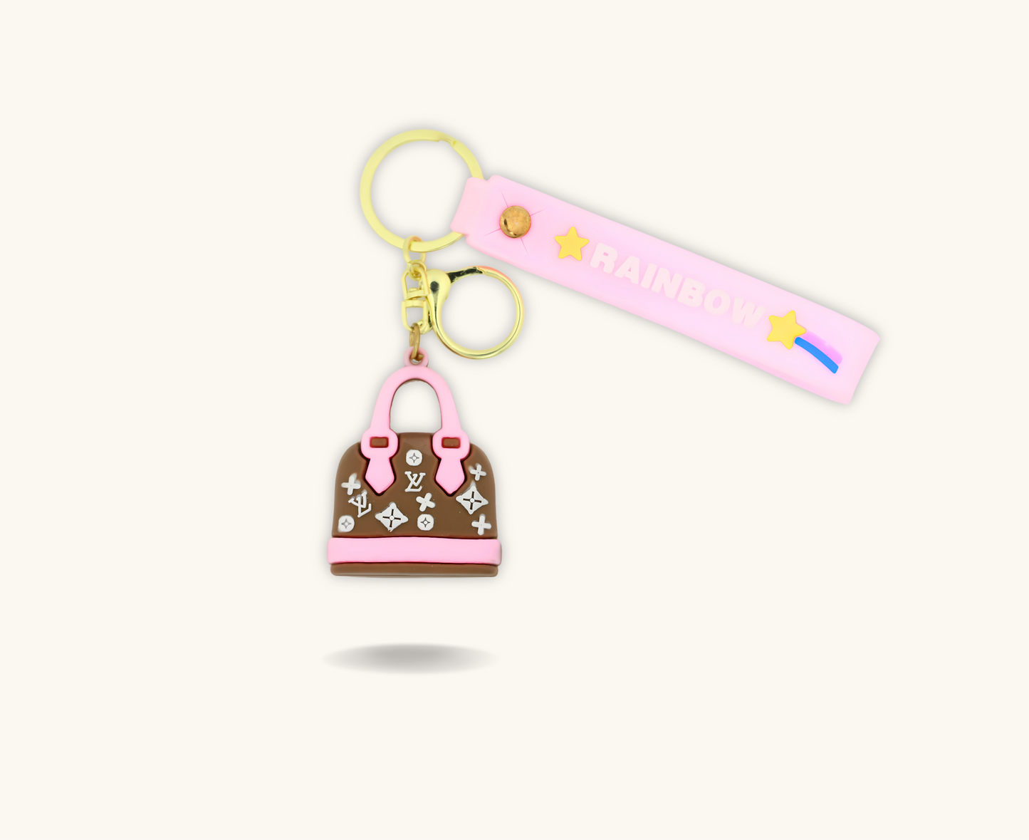 Mini Glam Tote Keychain