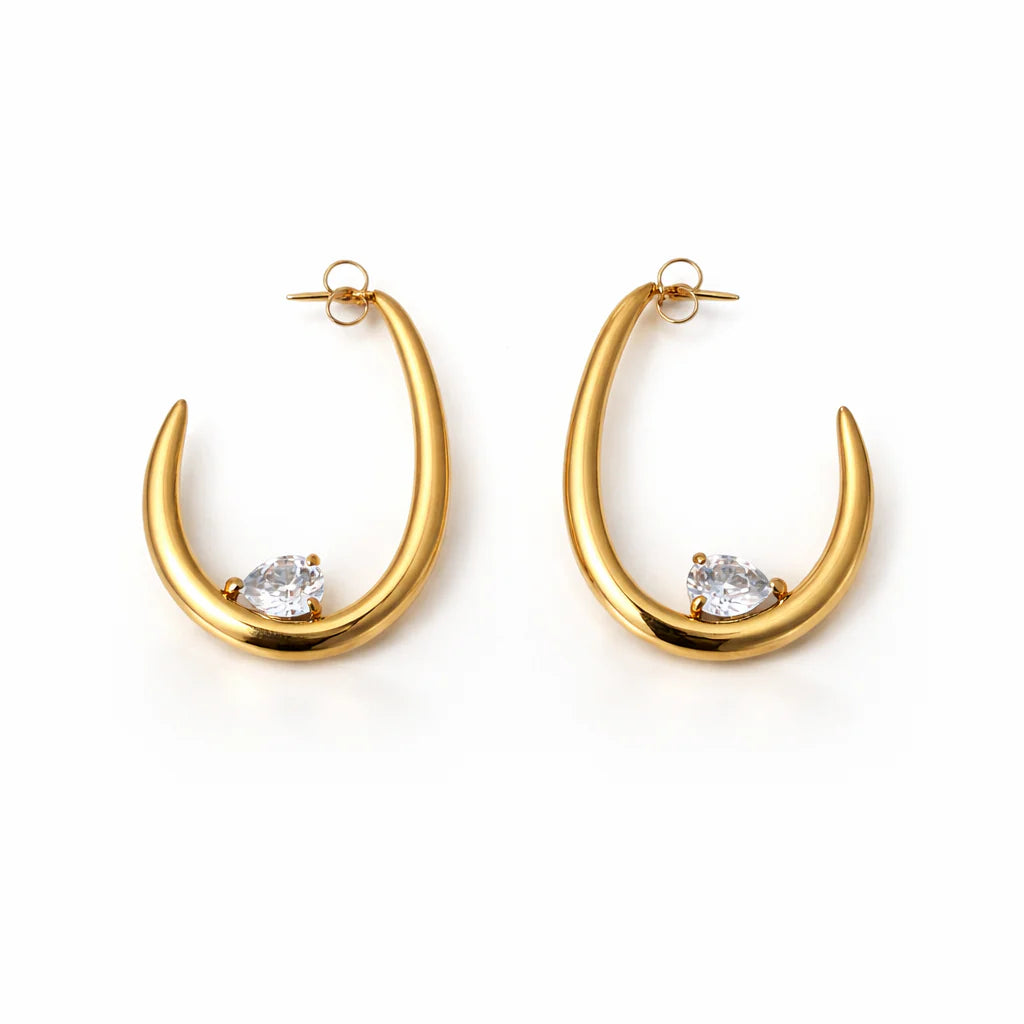 Big U Shaped Earrings