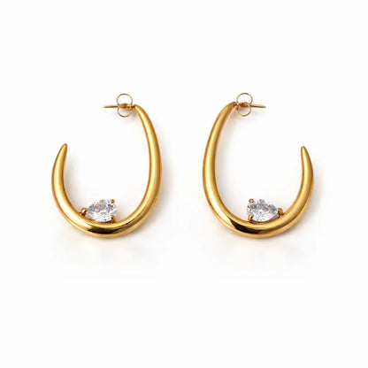 Big U Shaped Earrings