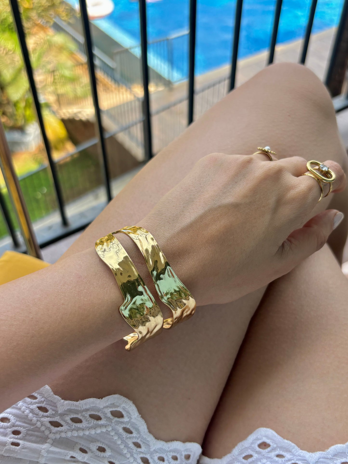 Golden Wave Cuff