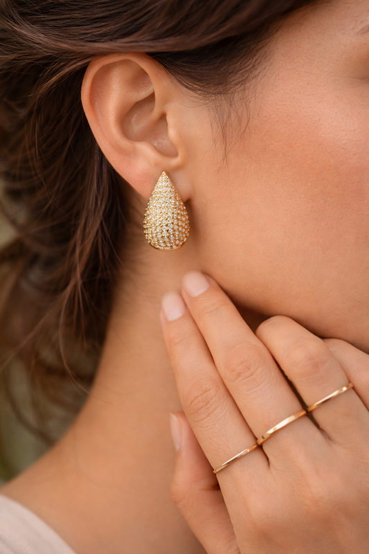 Chubby Stone Earrings