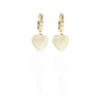 Heart Pearl Earrings
