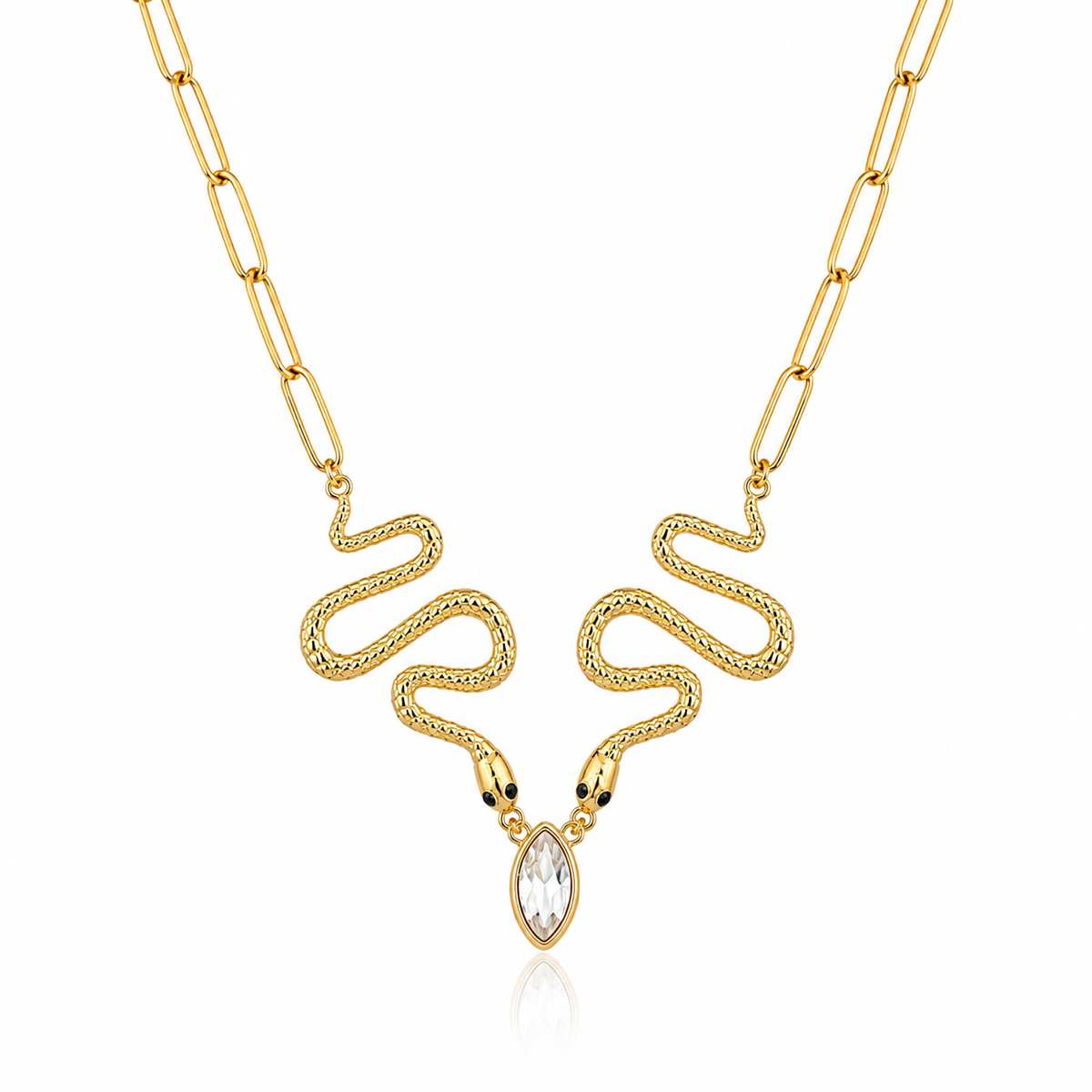 Serpent Statement Necklace