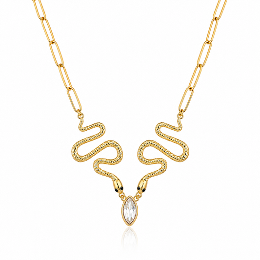 Serpent Statement Necklace