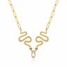 Serpent Statement Necklace