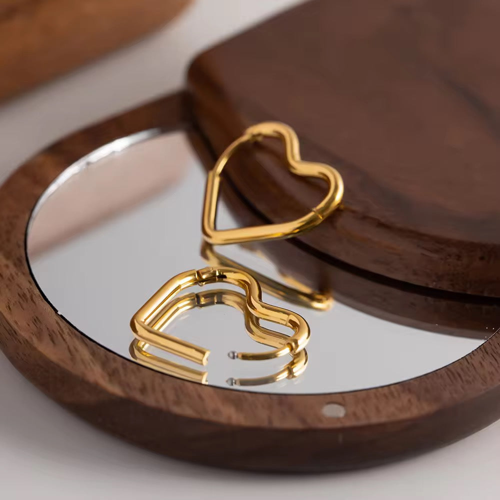 Basic 18K Hoop Earrings