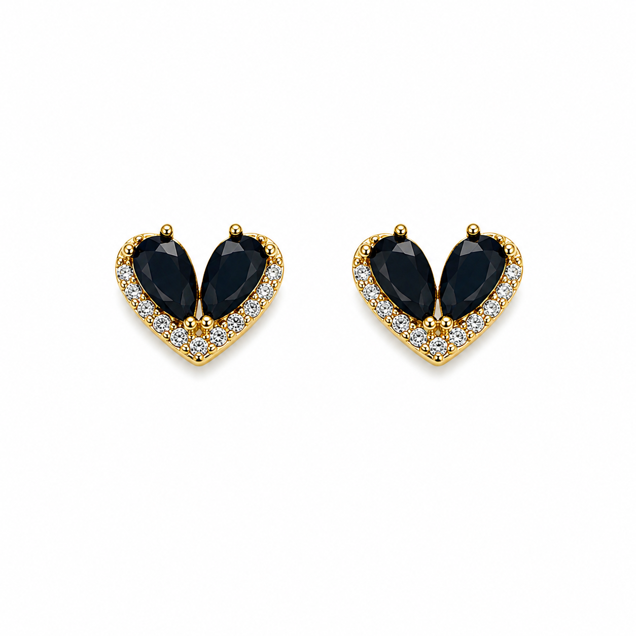 Mini Heart Bling Stud