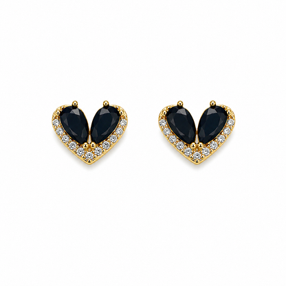 Mini Heart Bling Stud