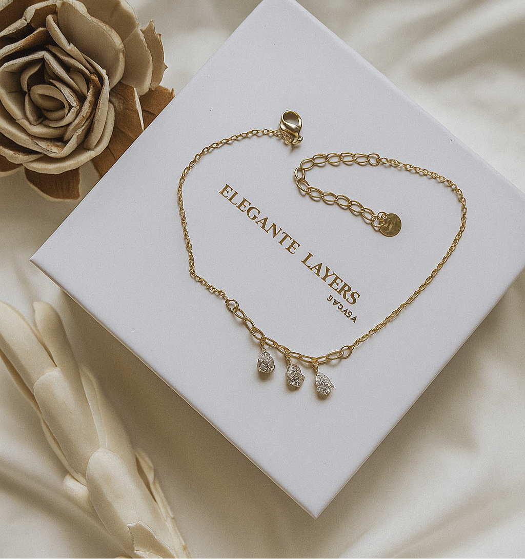 Tear Drop Anklet