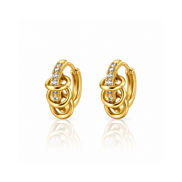 Orbit Crystal Earrings
