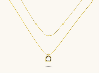 Eden Double Layered Necklace
