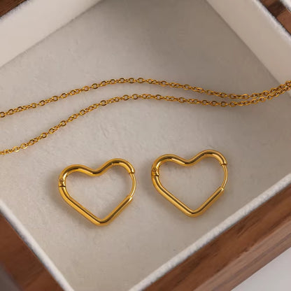 Basic 18K Hoop Earrings
