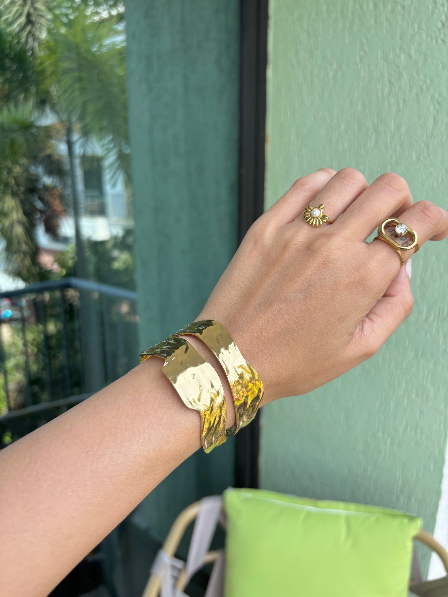 Golden Wave Cuff