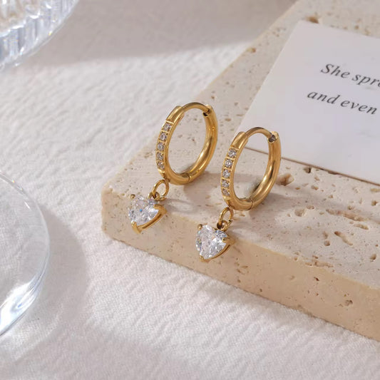 Eda Heart Earrings