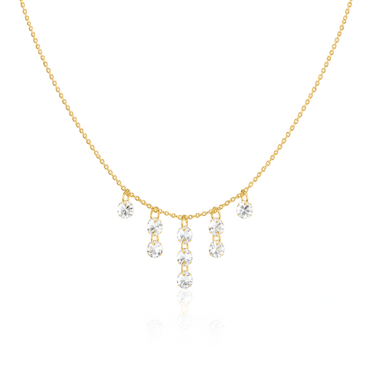Crystal Cascade Necklace