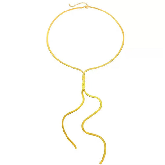 Zig Long Necklace