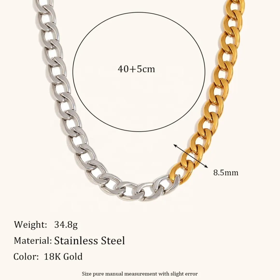 Dual Tone Luxe Chain