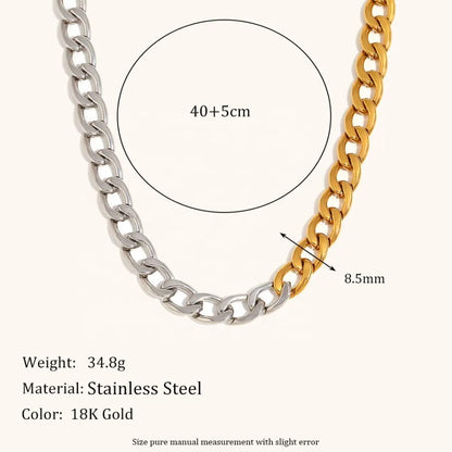 Dual Tone Luxe Chain