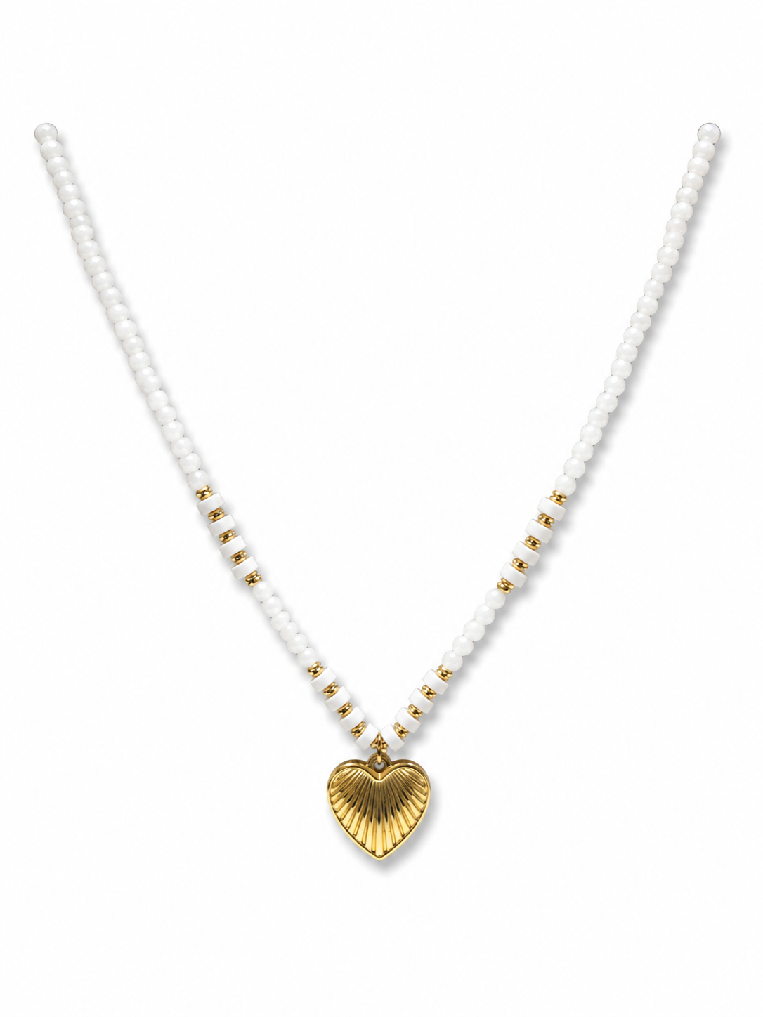 Sage and Pearl Necklace