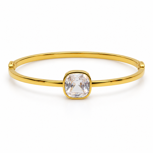 Single Stone Bangle